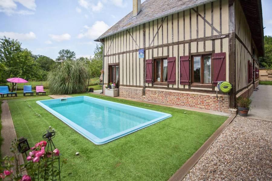 Les Trois Cornets Hotel Saint-Ouen-des-Champs Bagian luar foto